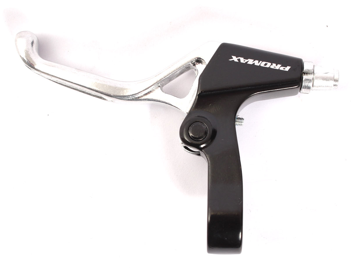 PROMAX V-Bremshebel mit silbernem Arm und schwarzem Gestell links