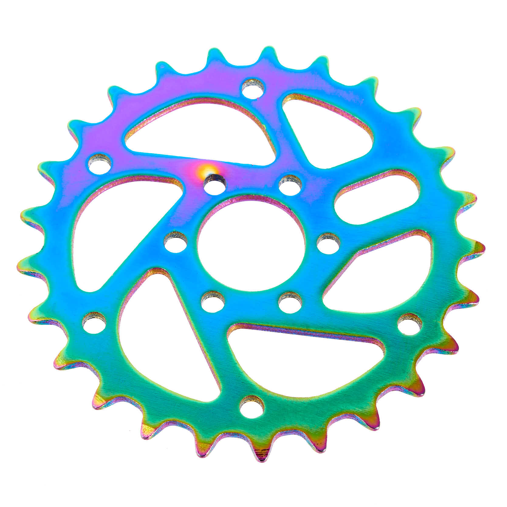 Kettenblatt mit 25 Zähnen in Oil Slick Farbe