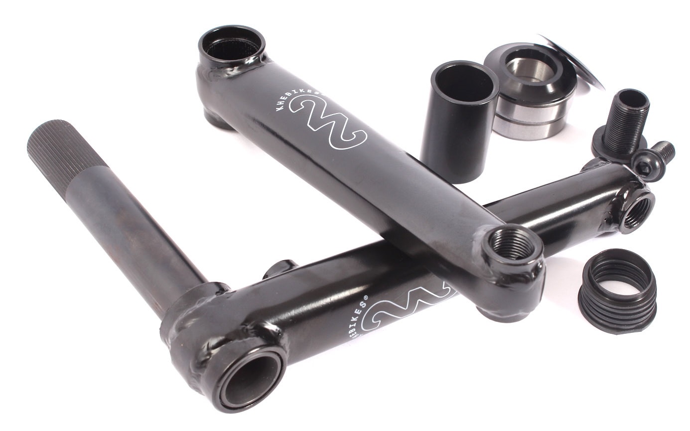 BMX Kurbelset von KHE in Schwarz BMX Kurbelset von KHE in Schwarz