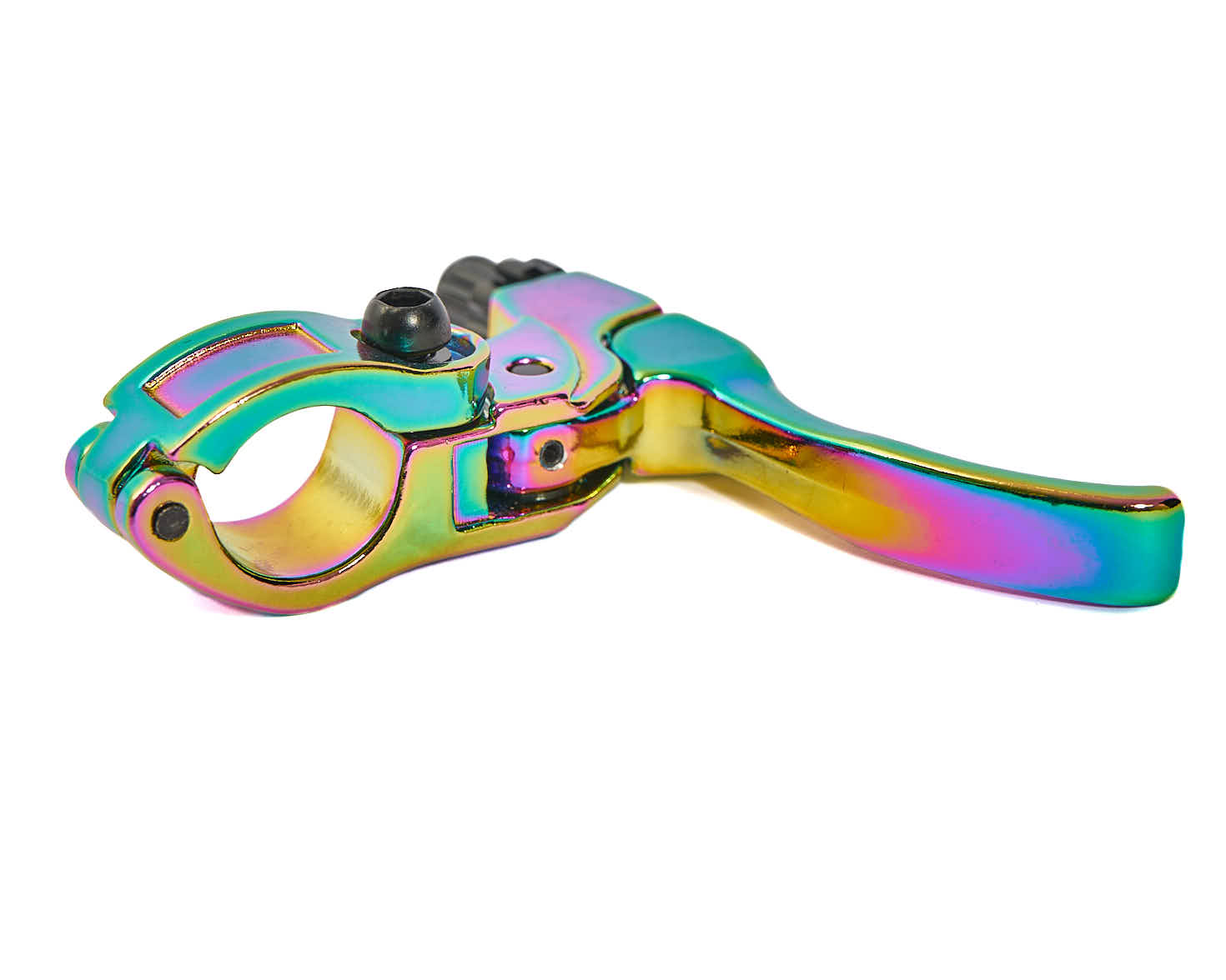 Bremshebel von unten mit Klappscharnier in Oil Slick