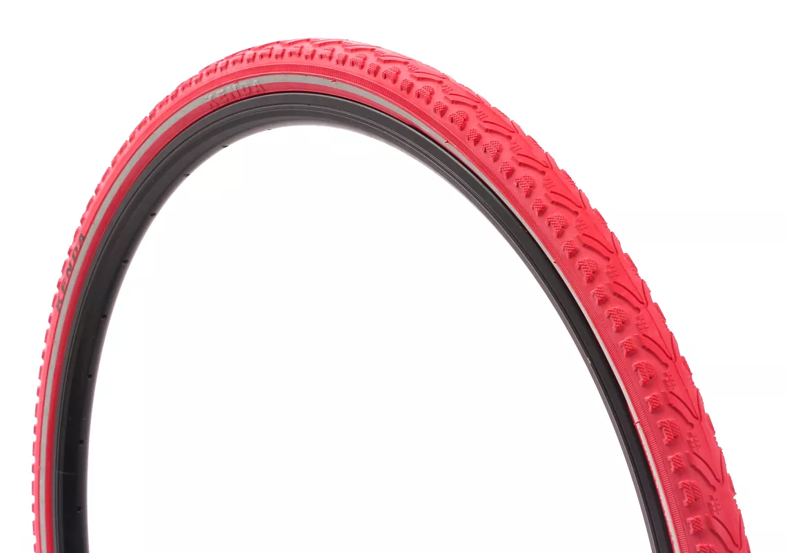 Khan Fixie bicicleta de carreras neumático de alambre KHE 700 x 38C neumático rojo