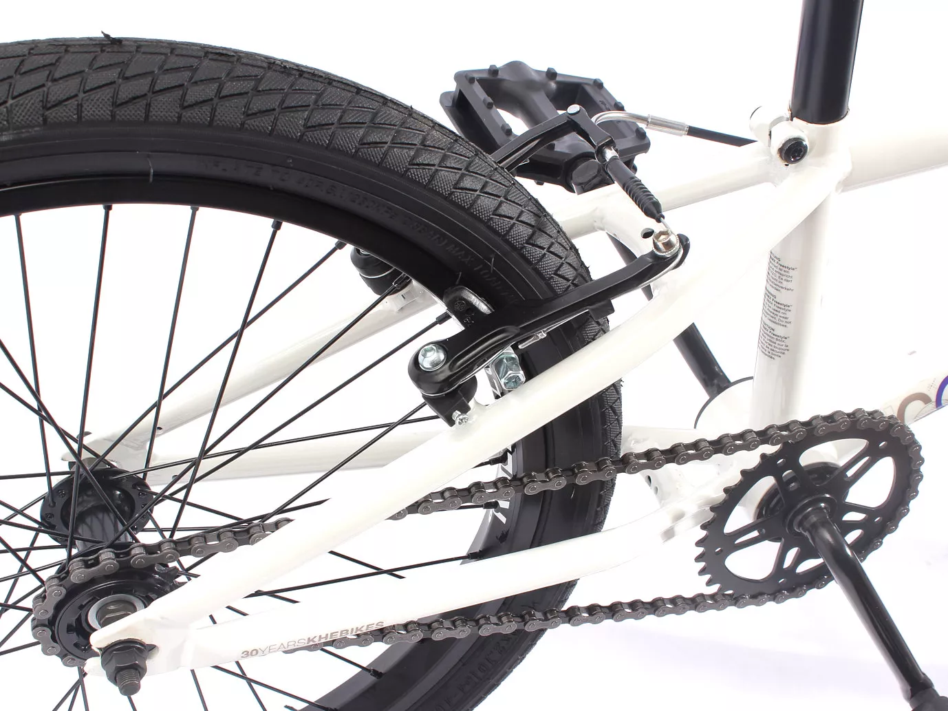 Bicicleta BMX KHE COSMIC 20 pulgadas 11,1kg blanco