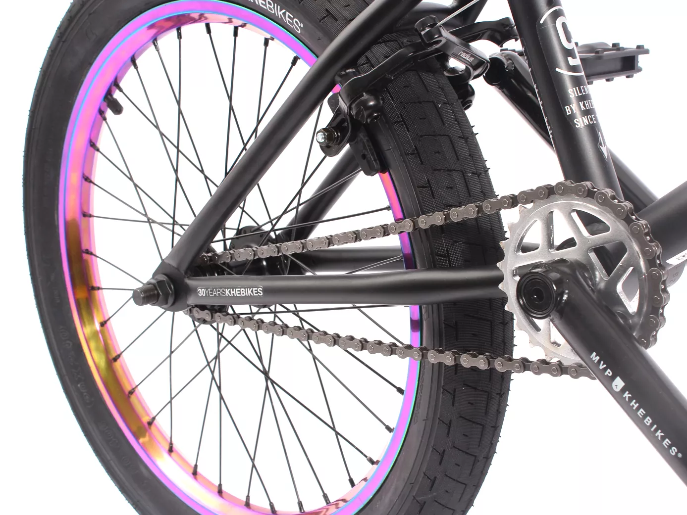 Bicicleta BMX KHE SILENCER Limited Oil Slick 20 pulgadas 9,7kg